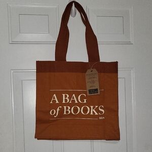 Barnes & Noble Organic Cotton Tote in Brown